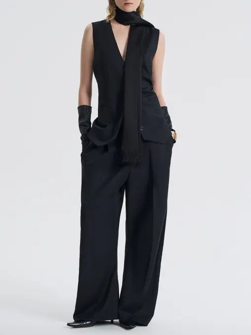 Жилет из смесовой шерсти FASHION REBELS