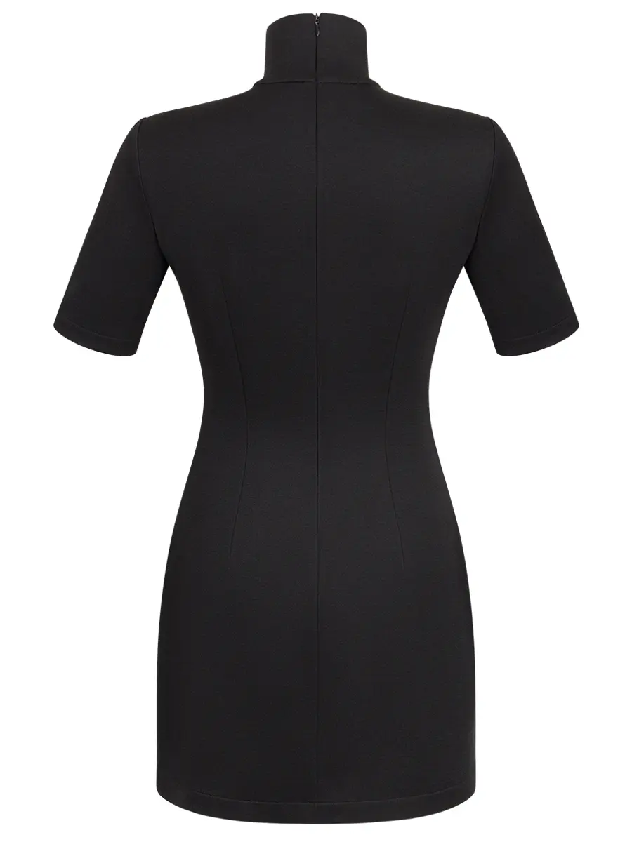 Платье однотонное