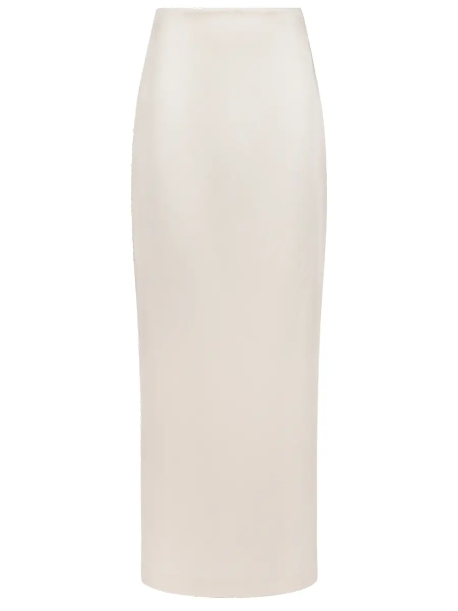 Юбка из атласа