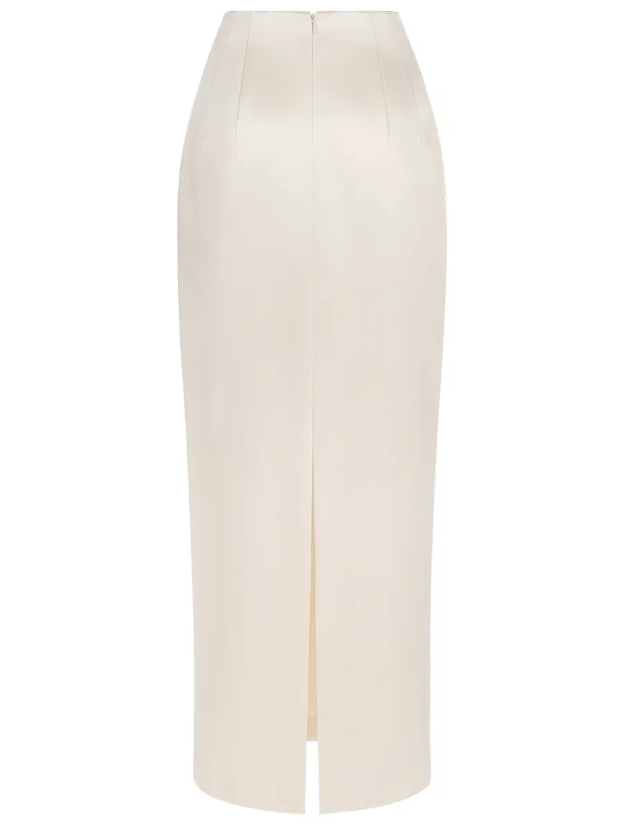 Юбка из атласа