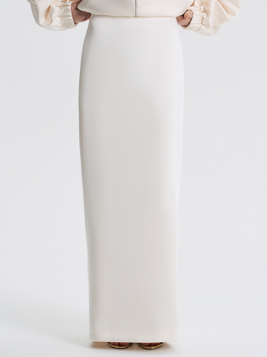 Юбка из атласа