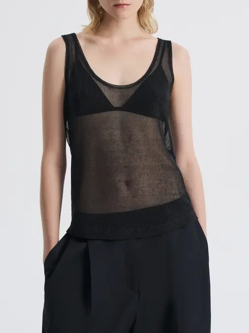 Майка из декоративной сетки FASHION REBELS