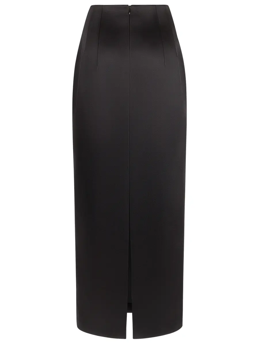 Юбка из атласа