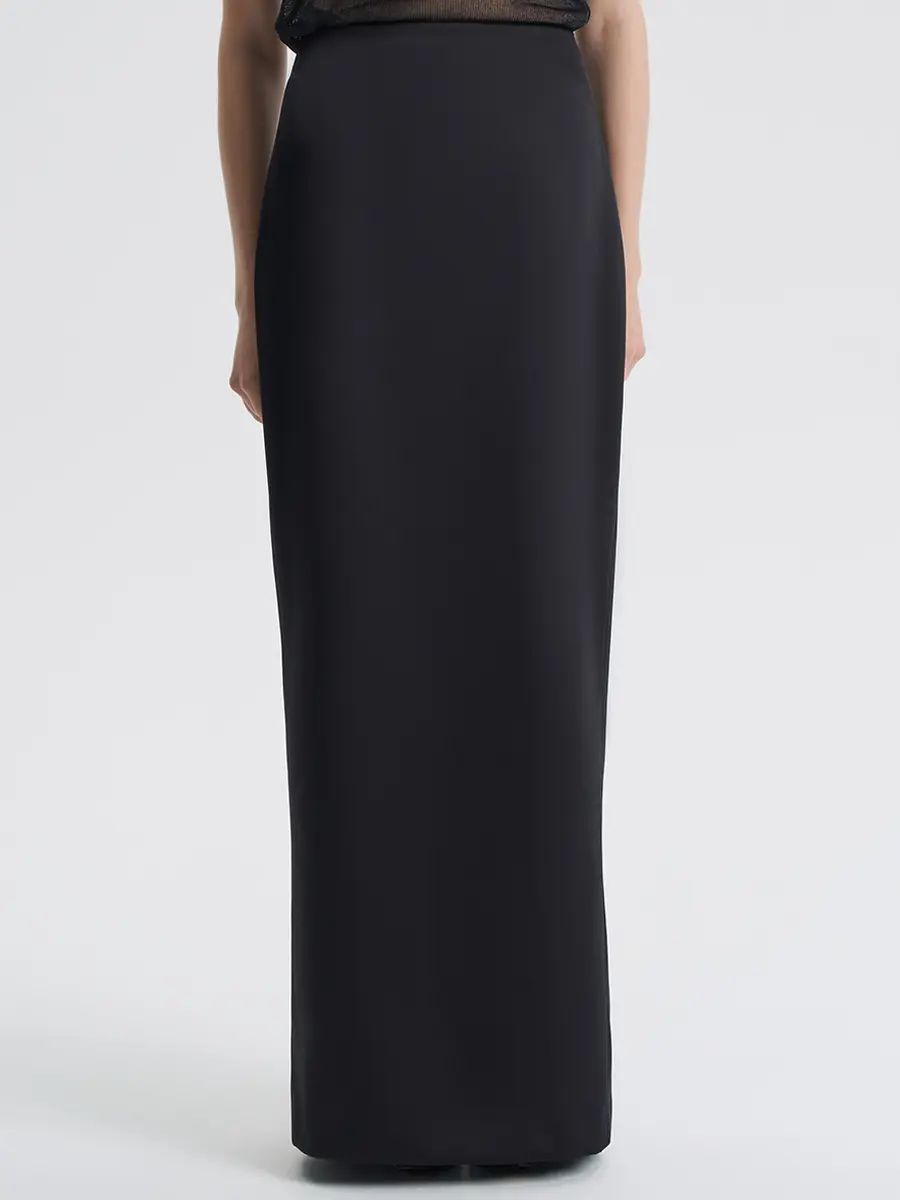 Юбка из атласа