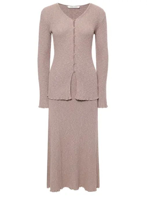 Костюм хлопковый MARA BEIGE DYMO STUDIO