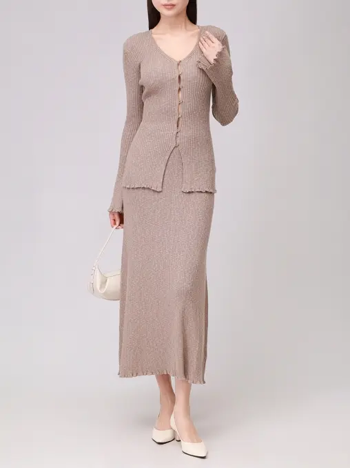 Костюм хлопковый MARA BEIGE DYMO STUDIO