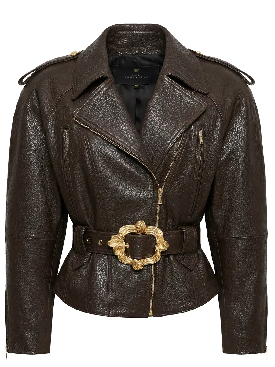 Куртка кожаная