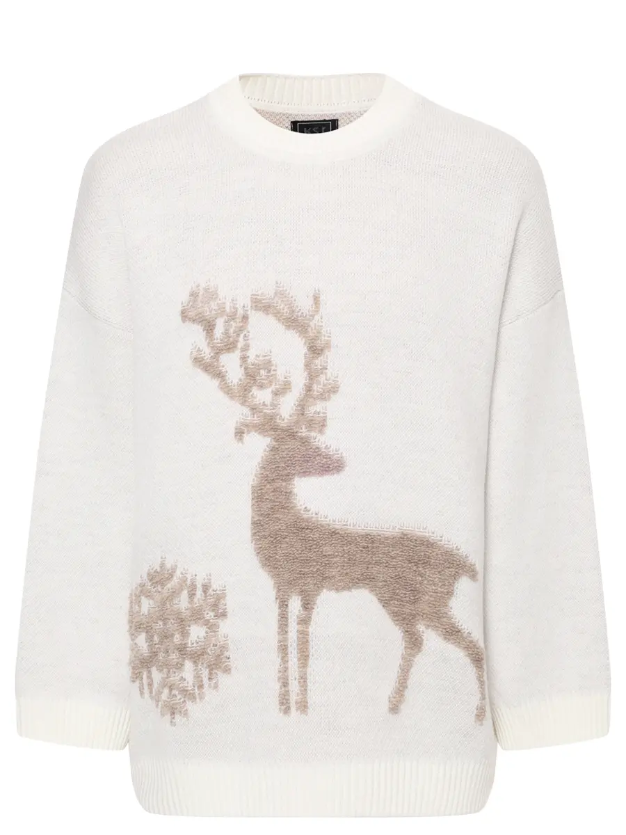 Джемпер «NY M с оленем»