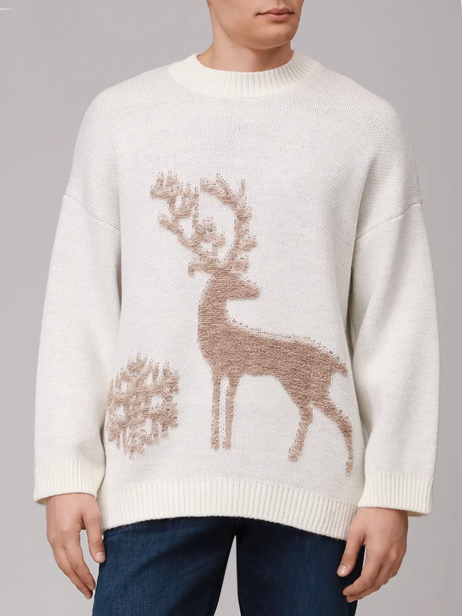 Джемпер «NY M с оленем»