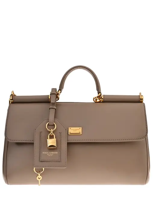 Сумка кожаная My Sicily DOLCE & GABBANA