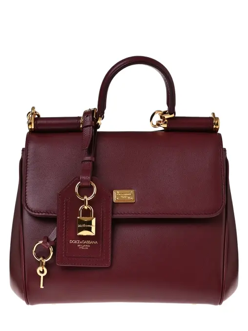 Сумка кожаная My Sicily DOLCE & GABBANA