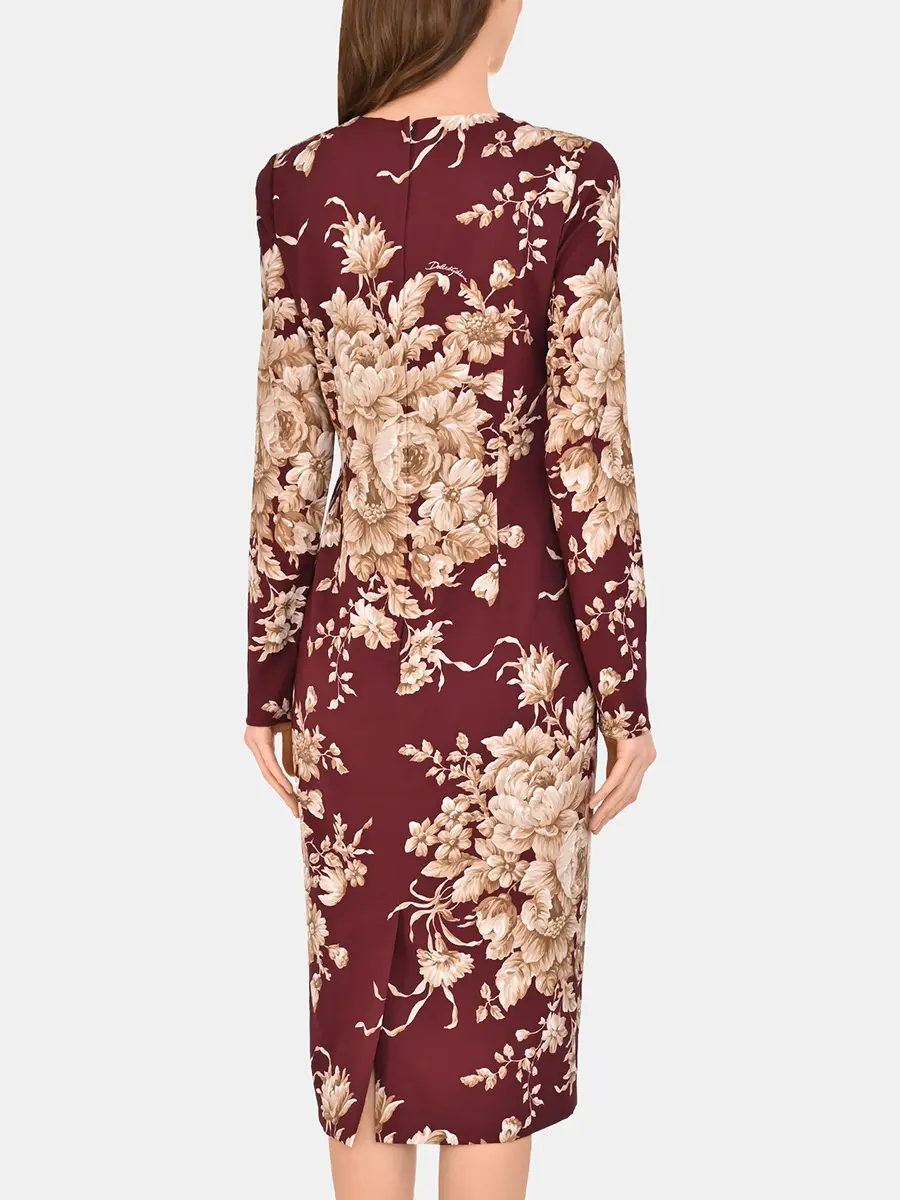 Платье шелковое