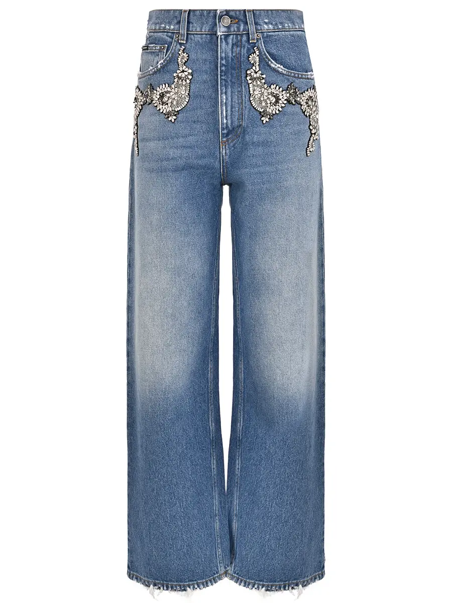 Джинсы хлопковые