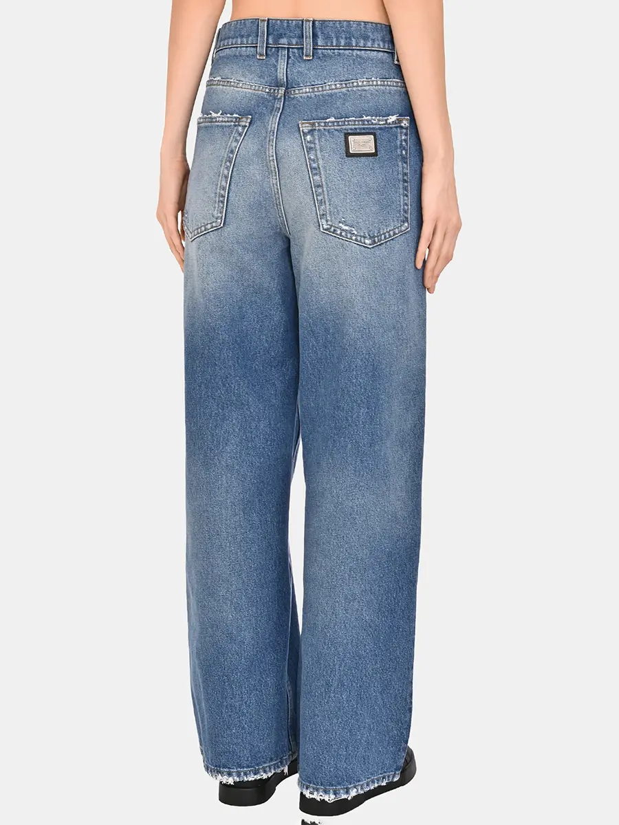 Джинсы хлопковые