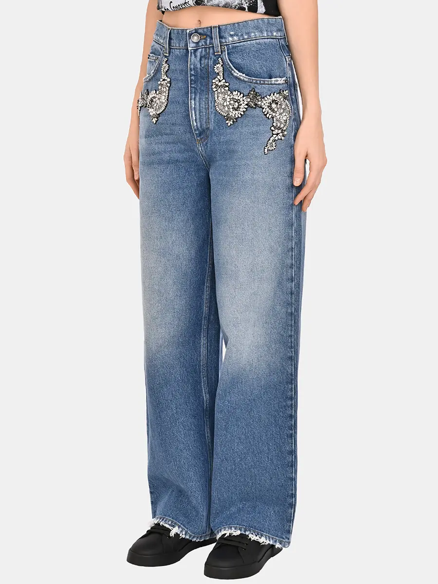 Джинсы хлопковые