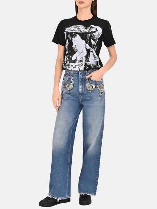 Джинсы хлопковые DOLCE & GABBANA