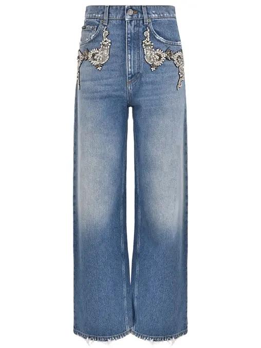 Джинсы хлопковые DOLCE & GABBANA