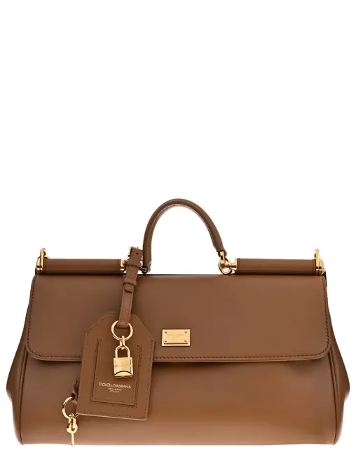 Сумка кожаная My Sicily DOLCE & GABBANA