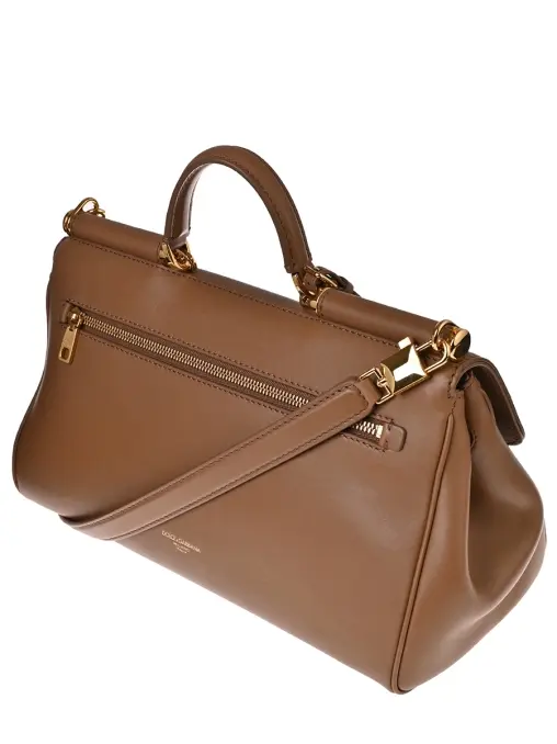 Сумка кожаная My Sicily DOLCE & GABBANA