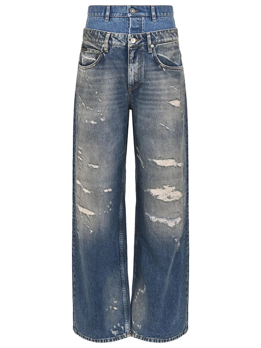 Джинсы хлопковые