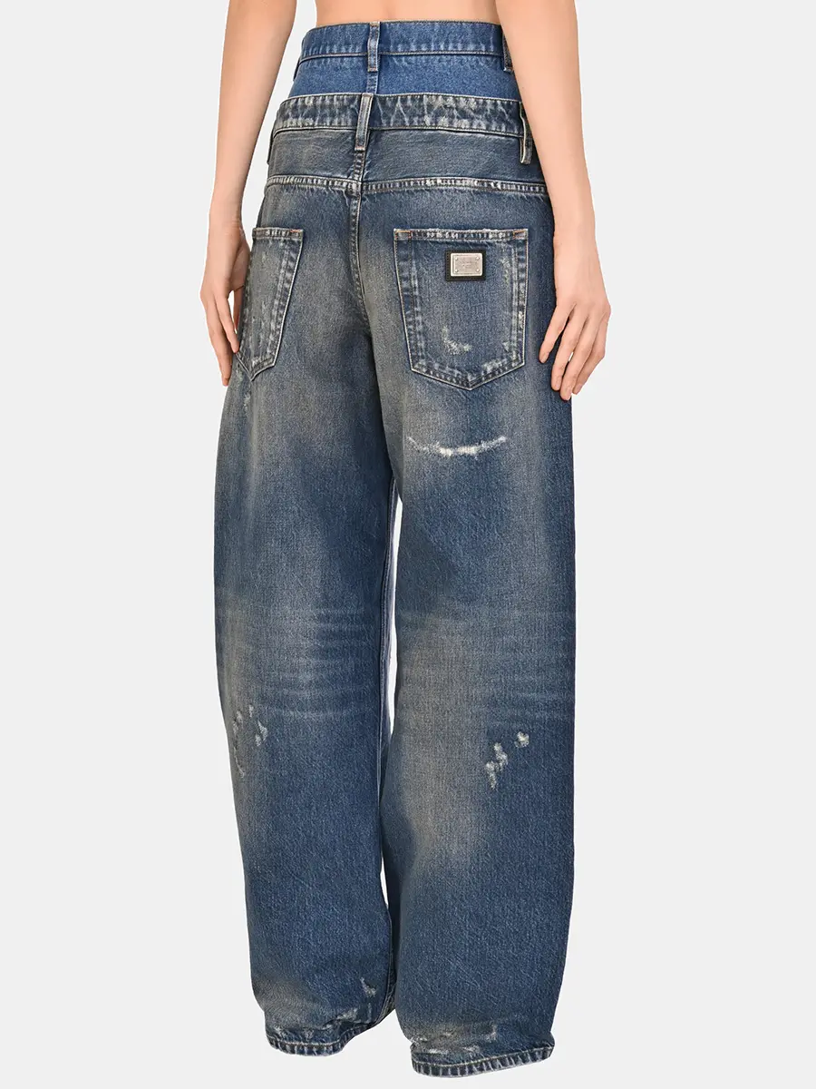 Джинсы хлопковые