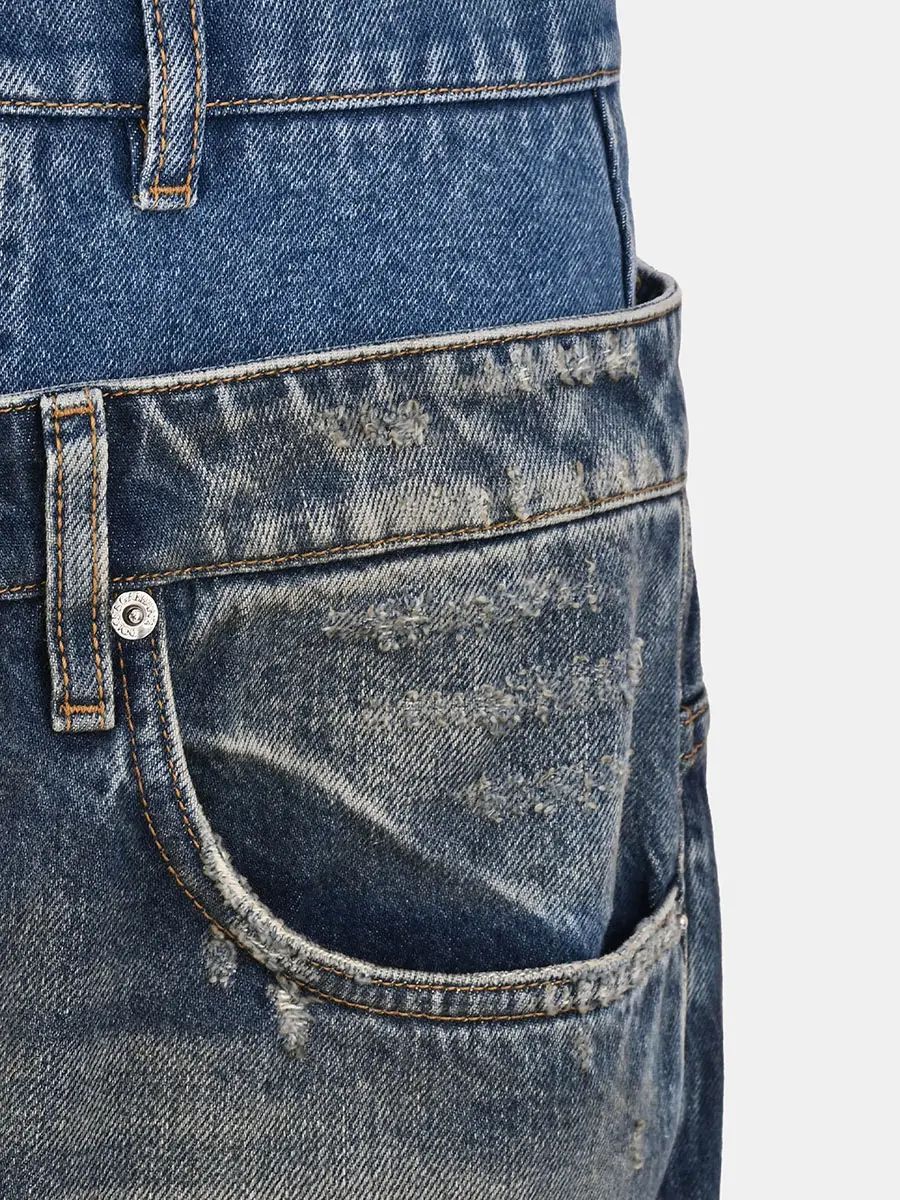 Джинсы хлопковые