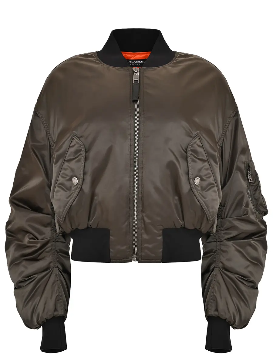 Бомбер однотонный