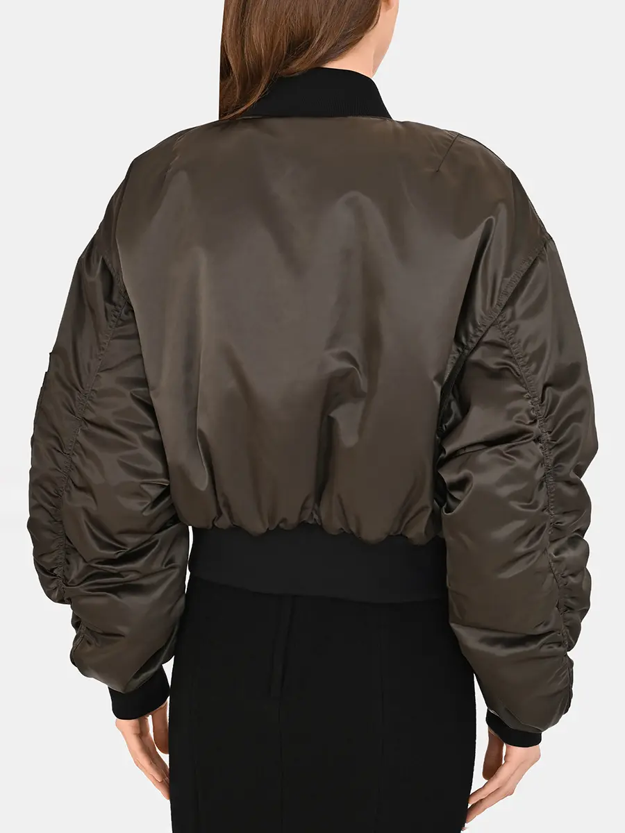 Бомбер однотонный