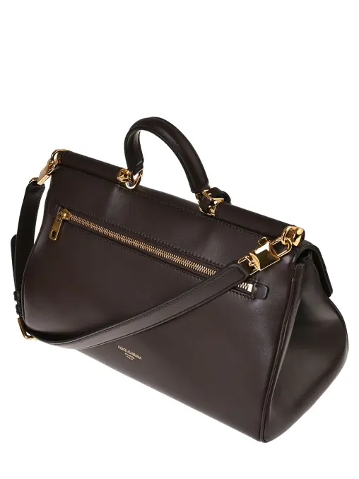 Сумка кожаная My Sicily DOLCE & GABBANA