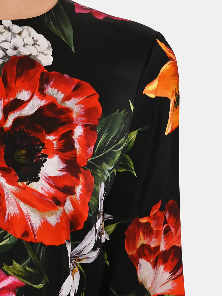 Платье шелковое