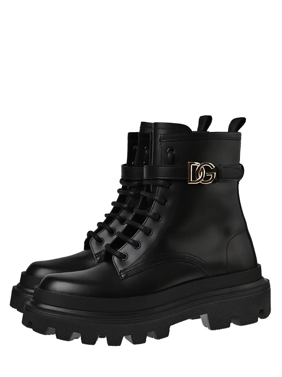 Ботинки кожаные