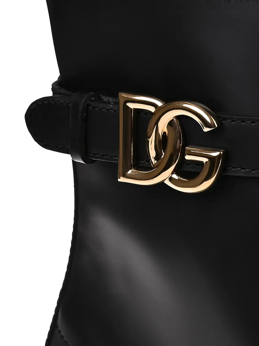 Ботинки кожаные