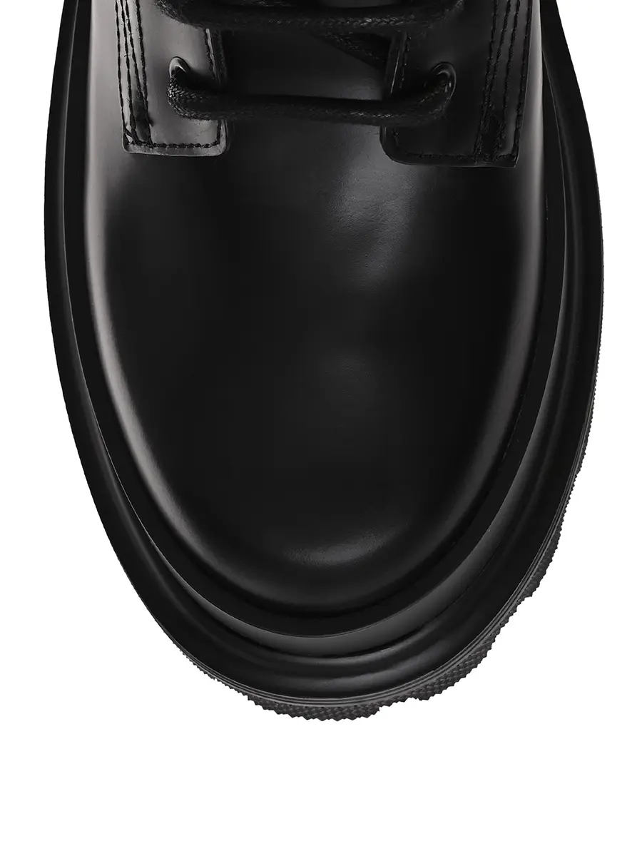 Ботинки кожаные