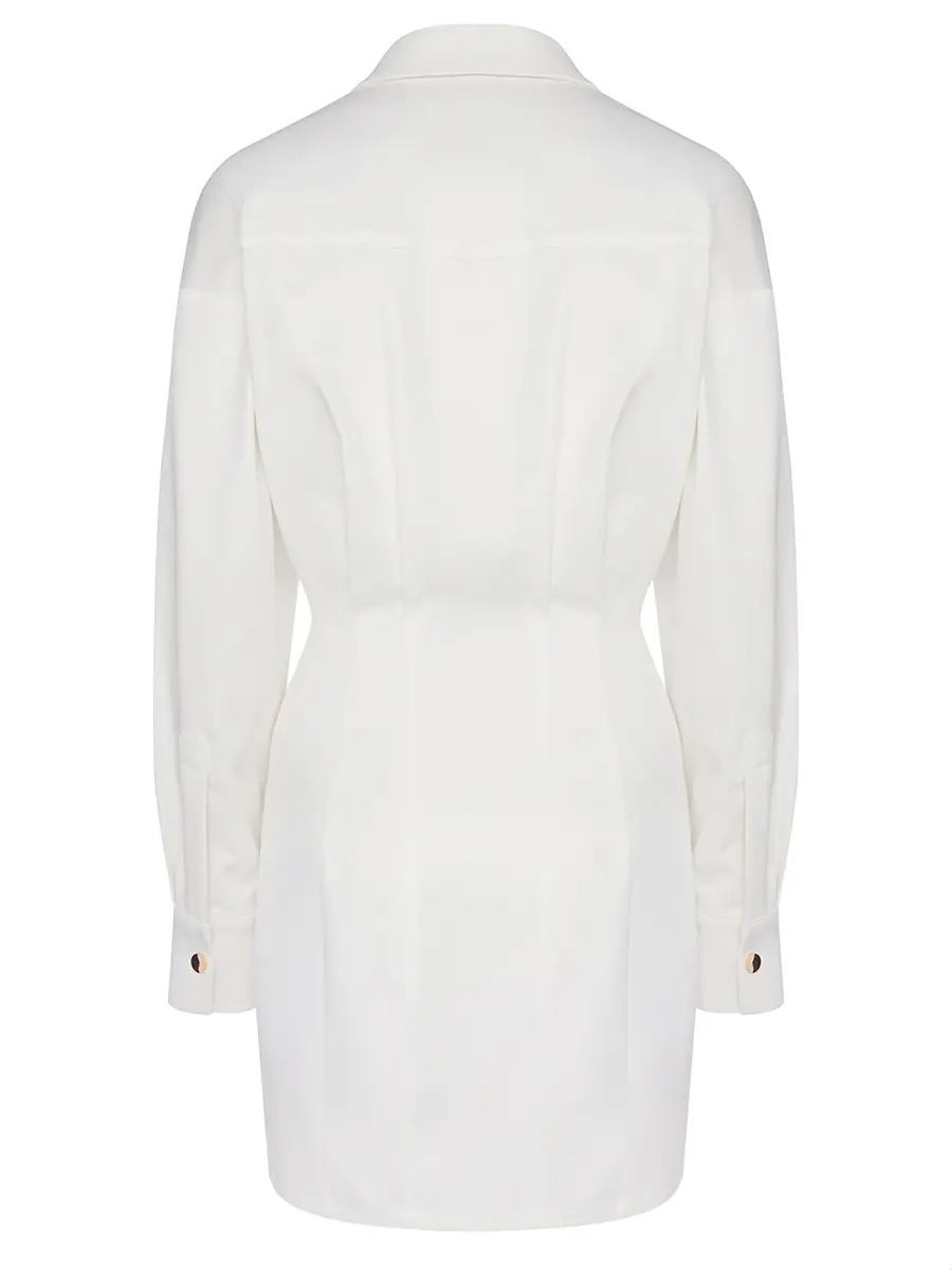 Платье-рубашка хлопковое