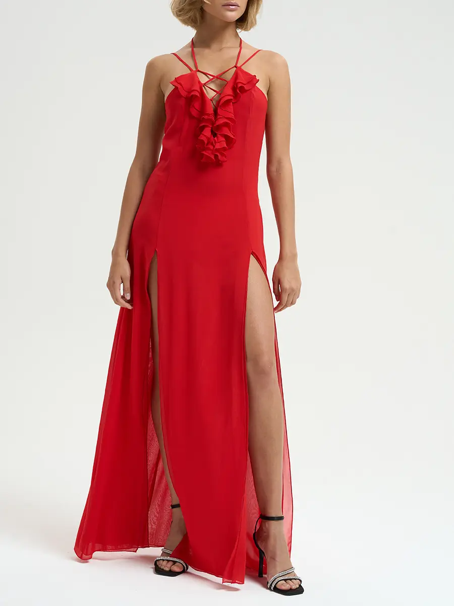 Платье шифоновое