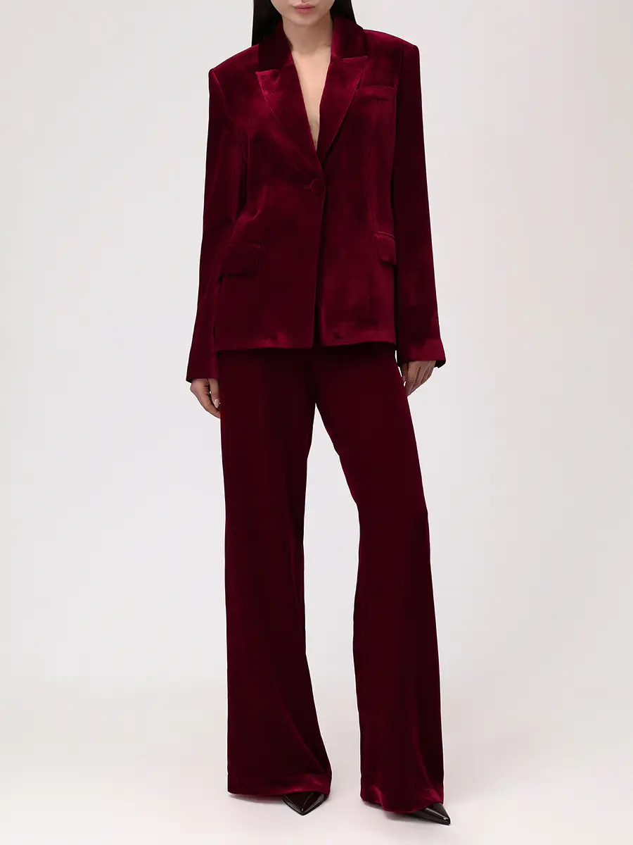 Брюки бархатные