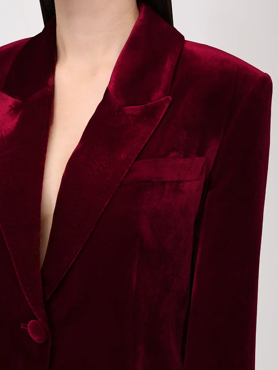 Пиджак бархатный