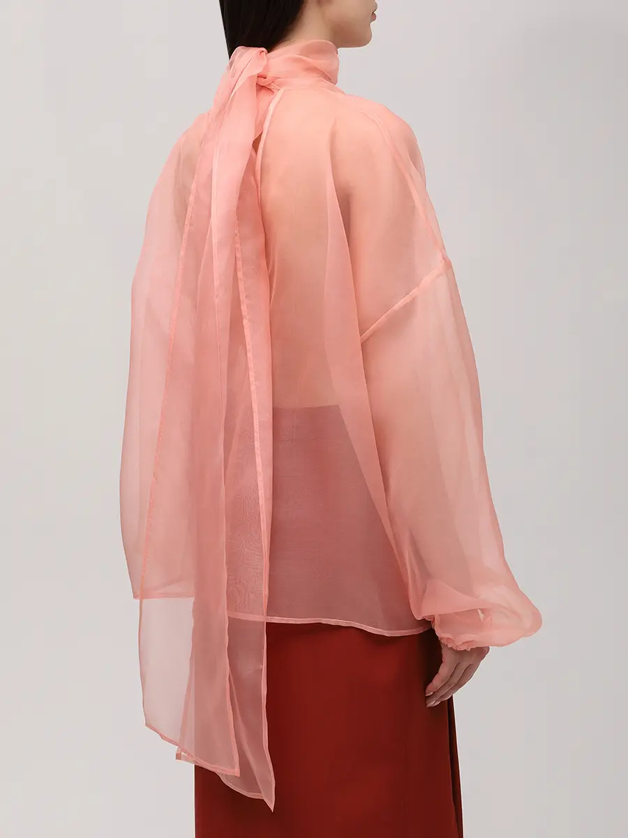 Блуза шелковая