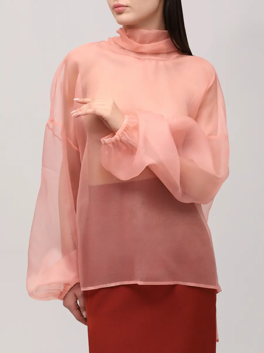 Блуза шелковая