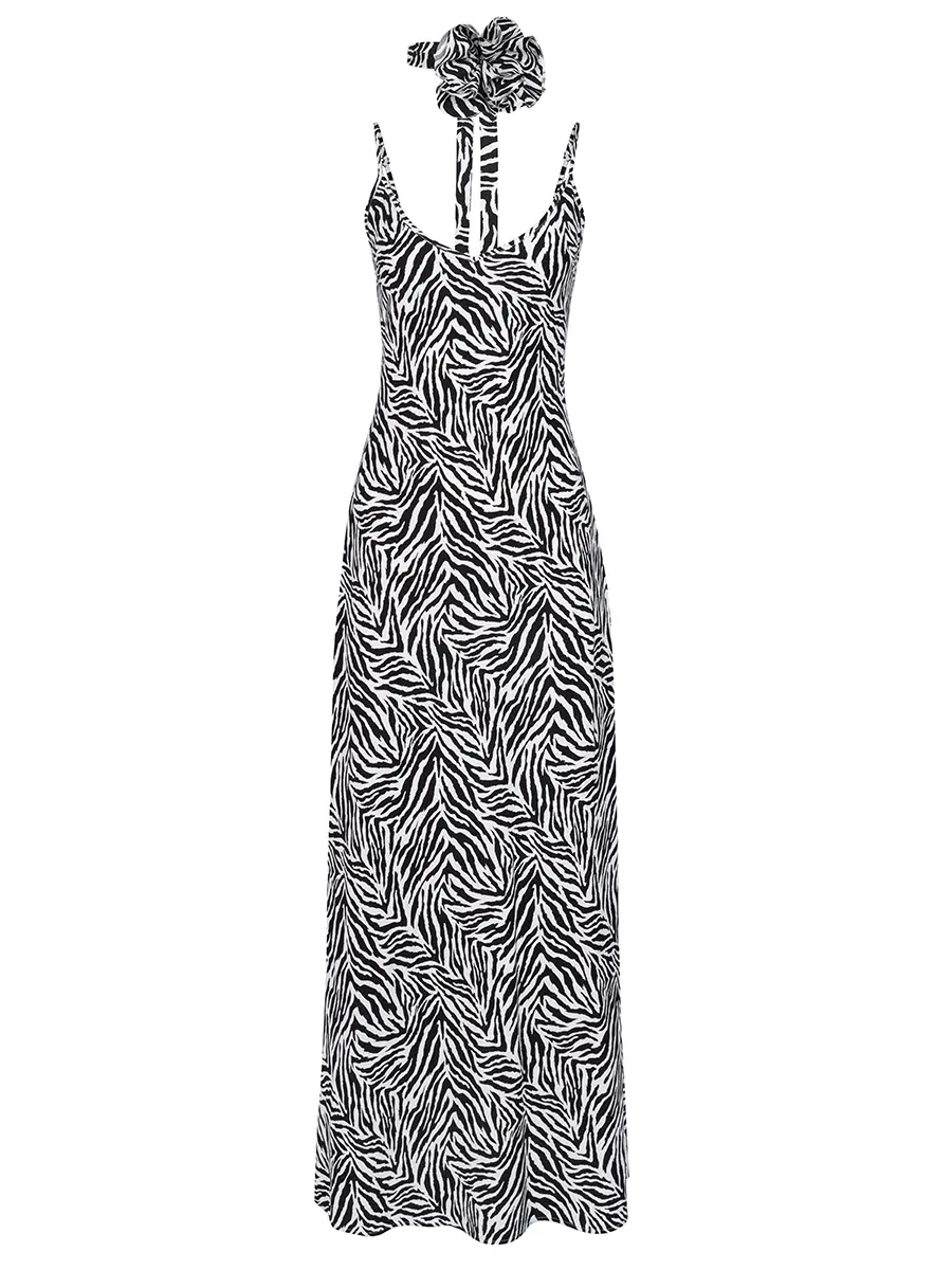 Платье с принтом