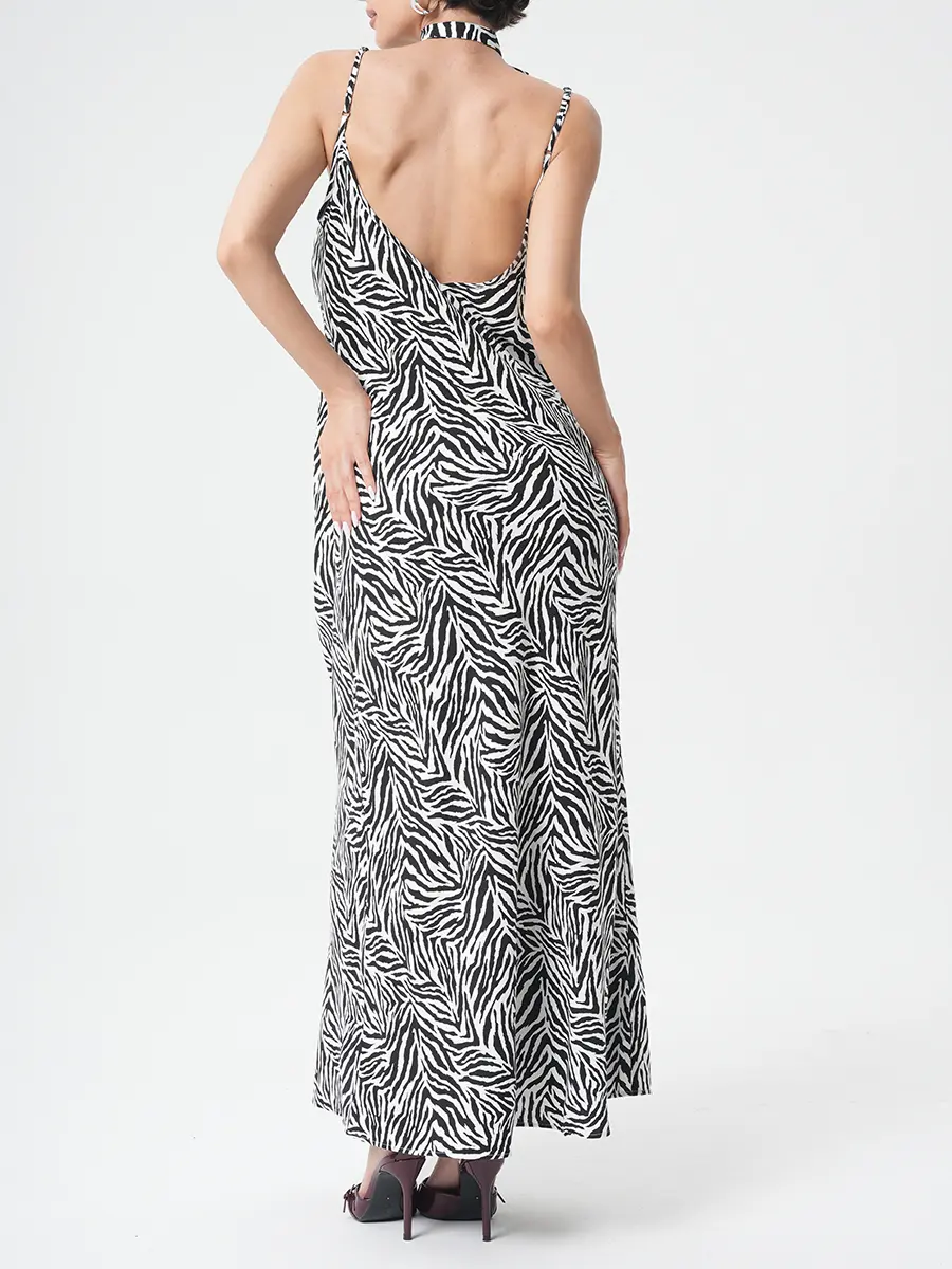 Платье с принтом