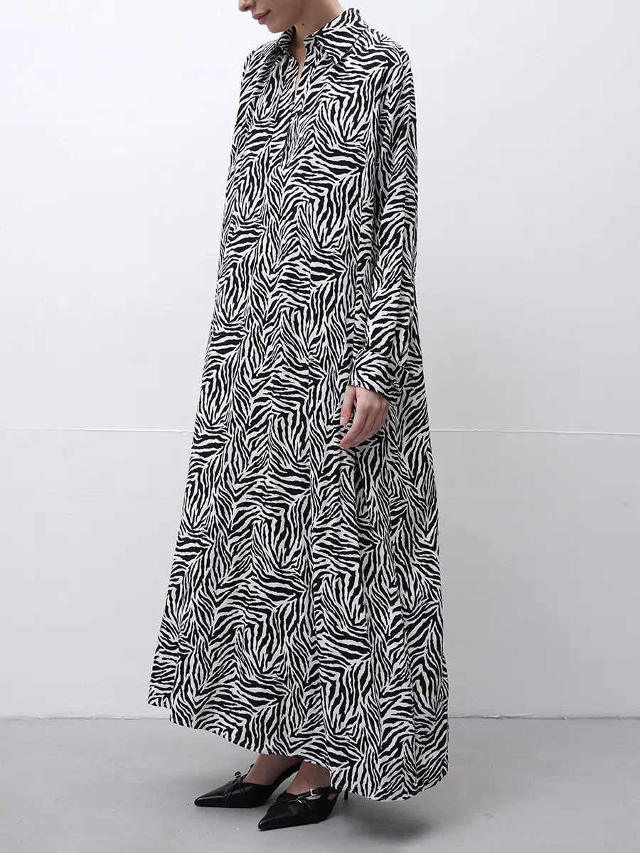 Платье с принтом