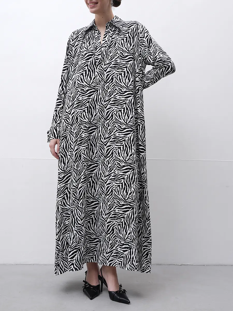 Платье с принтом