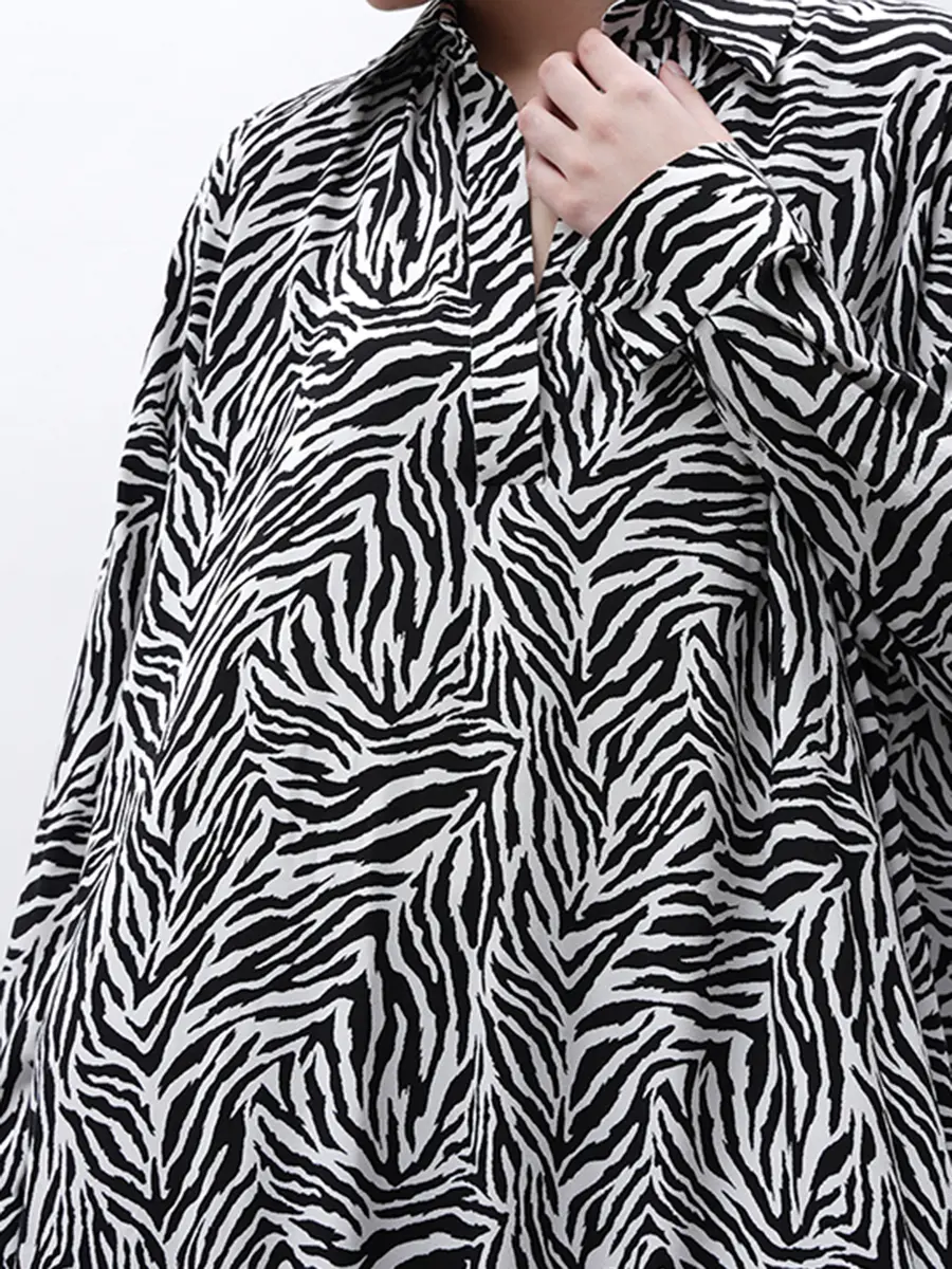 Платье с принтом