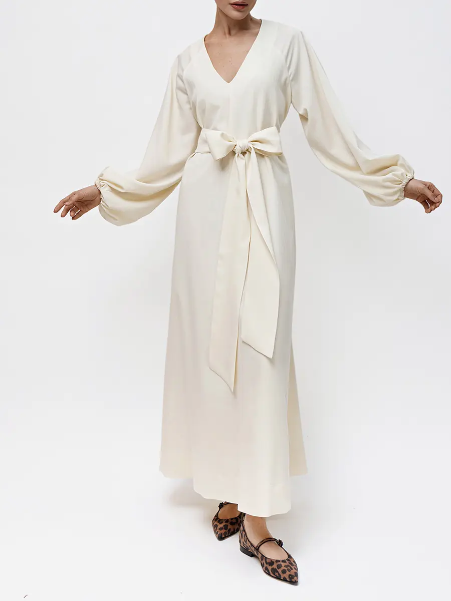 Платье шерстяное