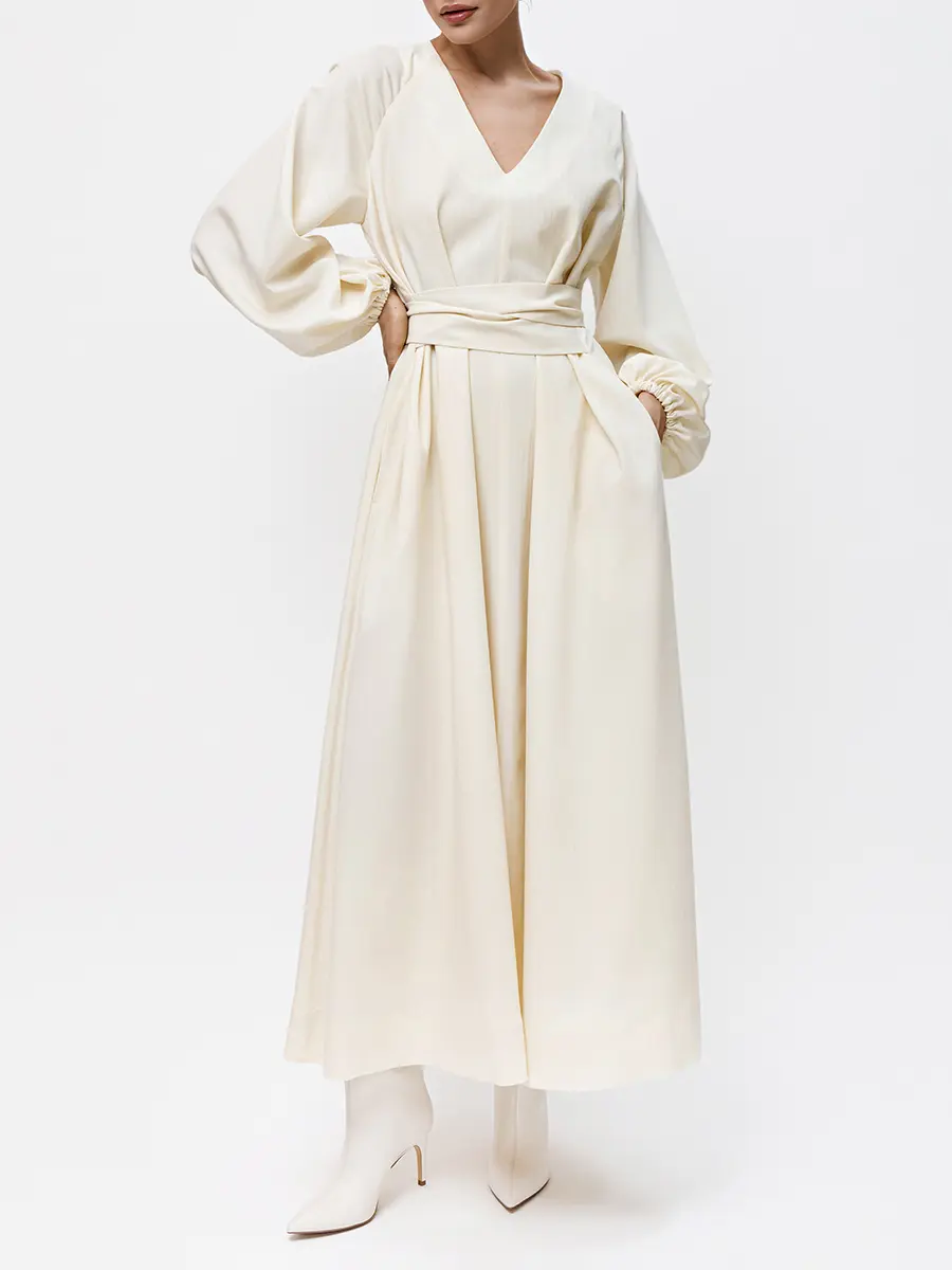 Платье шерстяное