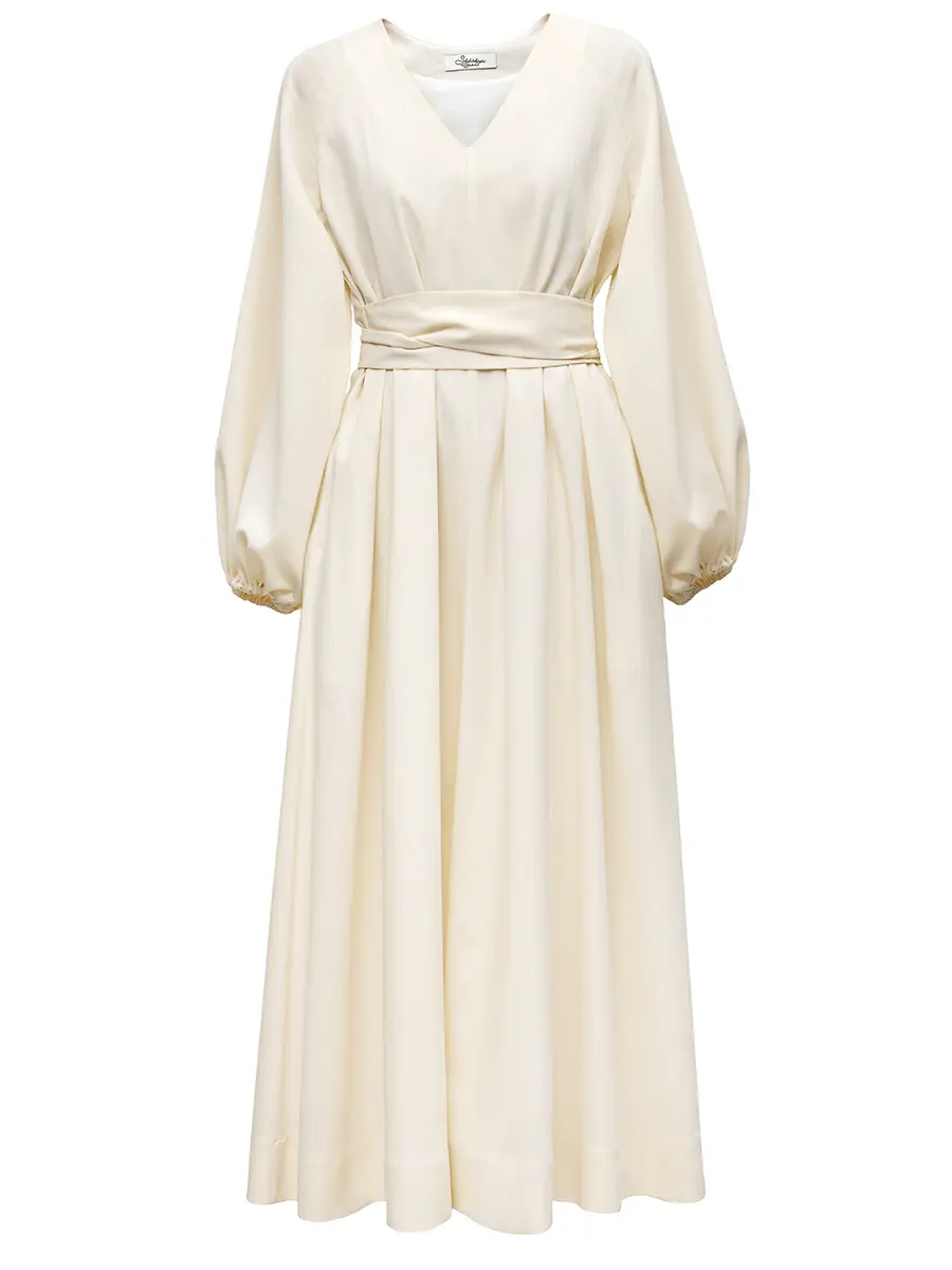 Платье шерстяное