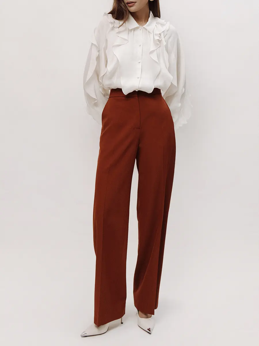 Брюки шерстяные