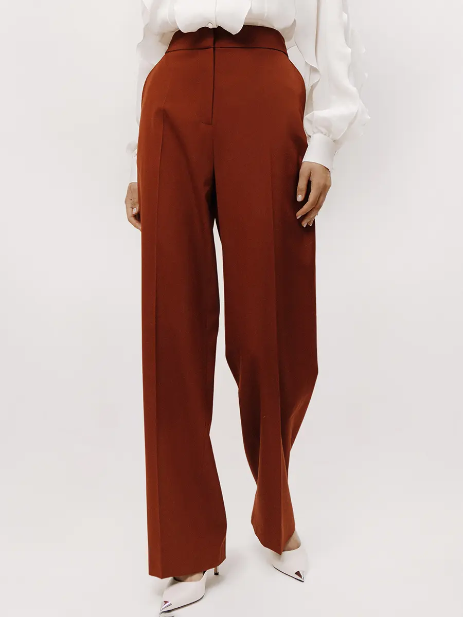 Брюки шерстяные