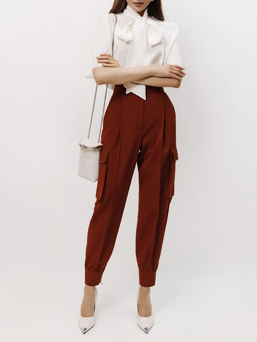 Брюки шерстяные